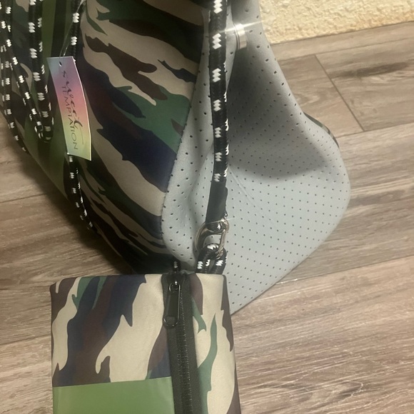 SOLD SOLDSweet Temptation Camo Tote Bag with Pouch - Picture 8 of 10